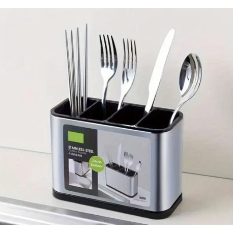 Органайзер для столових приборів Stainless Steel Cutlery Bucket 1243